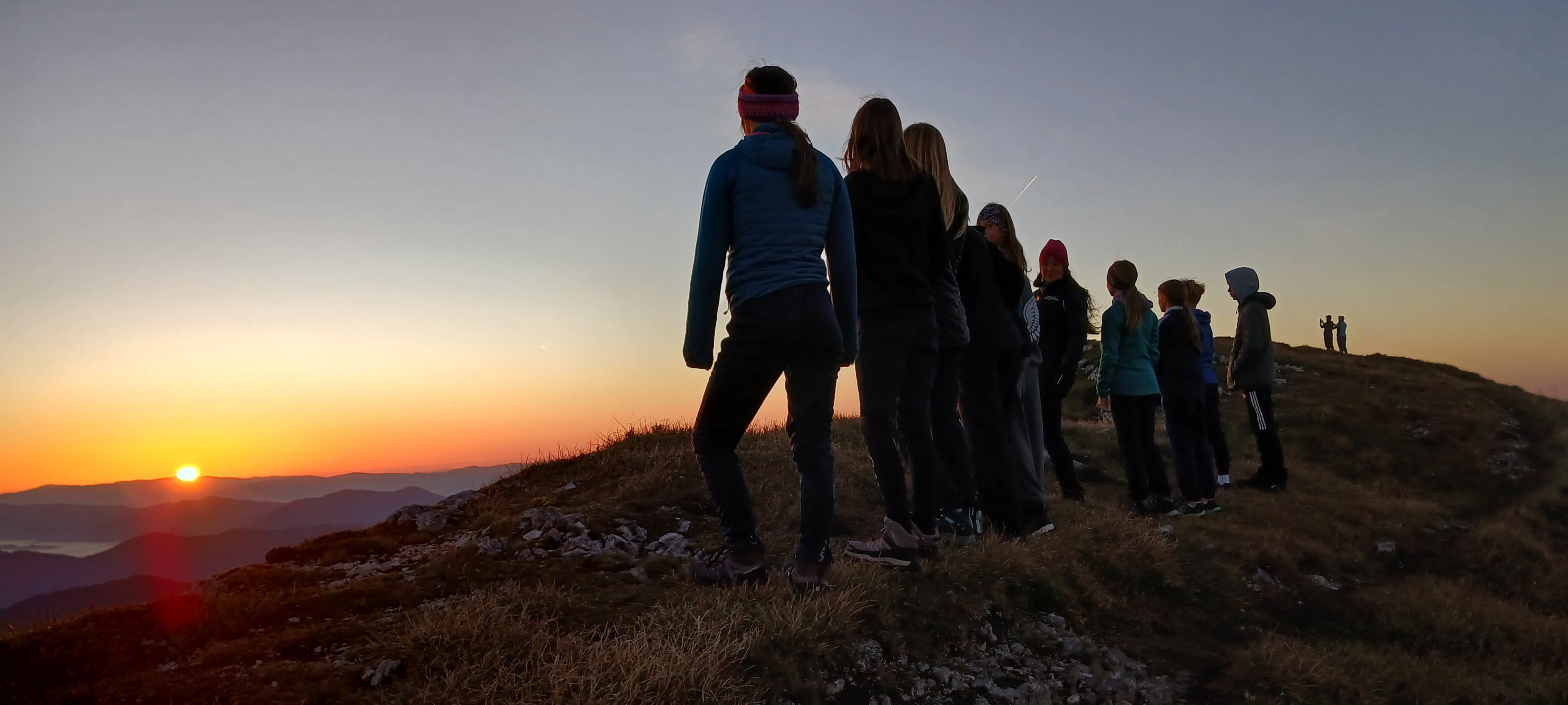 Sonnenaufgang auf der Alm